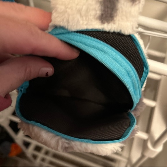 Minky Blue and cow print front Crossbody Bag for Women - Picture 3 of 6